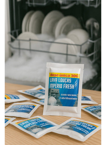 1 Pct Detergente Pó 3 Em 1 - 30g Pocket Lar Fresh - Novidade