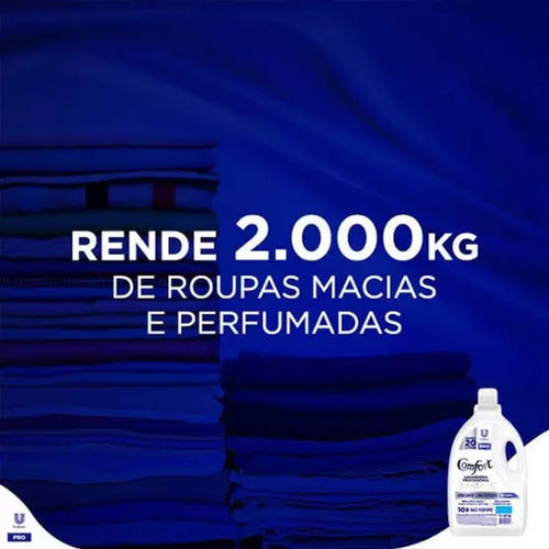 Kit Sabão Pó Omo 4kg Amaciante Comfort 5l Perfect White Prof