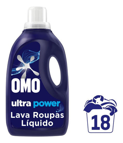 Sabão Líquido Omo Ultra Power Máquina Frontal 1.08l Kit 2und