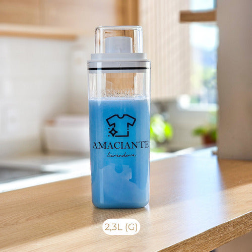 Dispenser Organizador Lavanderia 2,3 Litros Acrílico