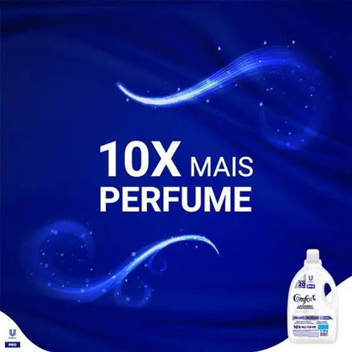 Kit Sabão Pó Omo 4kg Amaciante Comfort 5l Perfect White Prof