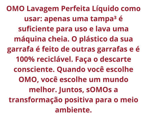 Amaciante Downy Concentrado 1,6 L Sabão Liquido Omo 3 Litro