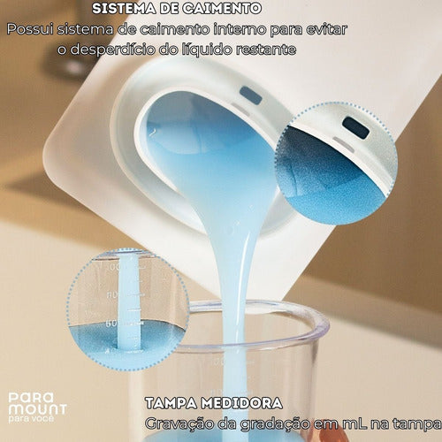 Kit Lavanderia Sabão Em Pó Liquido Amaciante 2,6l Fly 2uni.