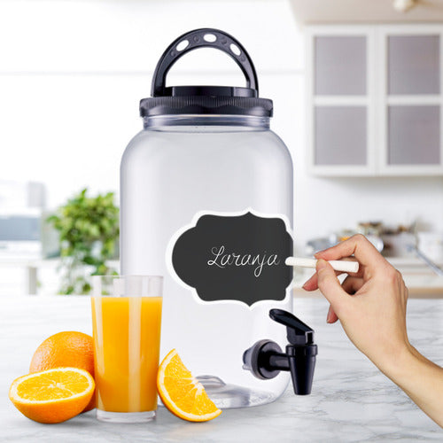 5 Dispenser Amaciante E Sabão Em Pó Liquido 3,6l Lousa Cores