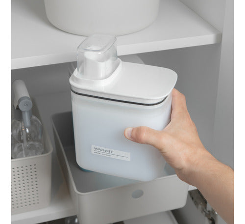 Kit 2 Dispenser Organizador Amaciante Sabão Líquido 1,5l Ou