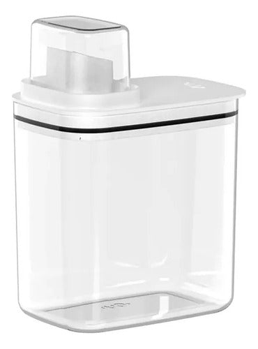 Kit 2 Dispenser Amaciante Sabão Líquido 1,5l Organizador Ou