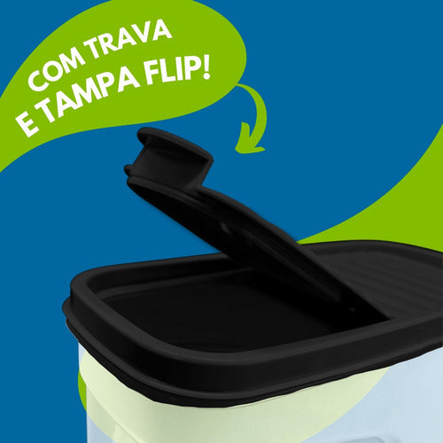 Kit 2pçs Lavanderia Porta Amaciante E Sabão Em Pó Até 2kg