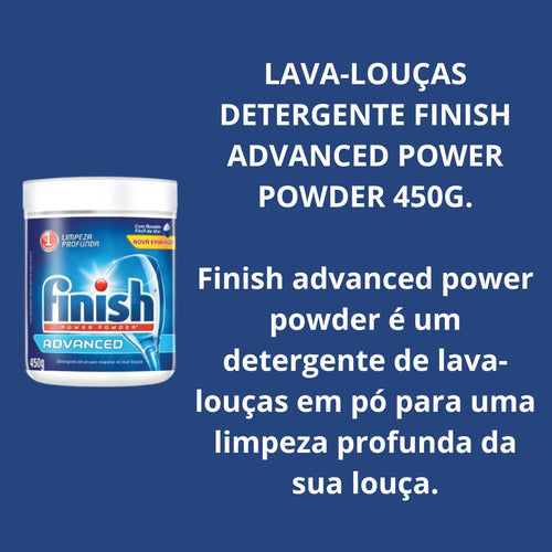 Detergente Pó 450g Secante 250g Maquina Lavar Louças Kit