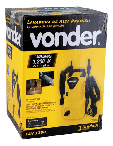 Lavadora Lav1300 + Aspirador Pó/líquido Apv1010 220v Vonder
