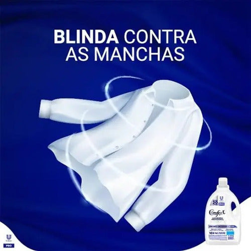 Kit Sabão Pó Omo 4kg Amaciante Comfort 5l Perfect White Prof