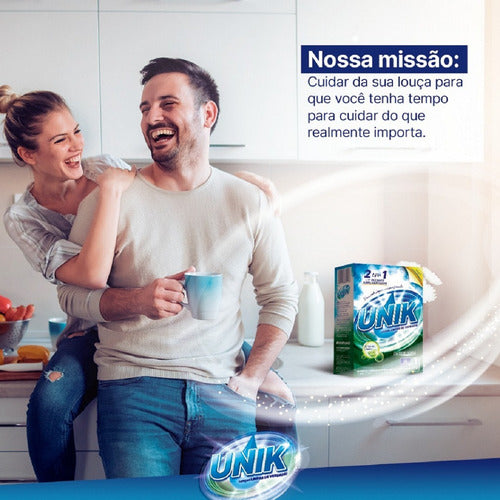 Sabão Unik Máquina Lava Louça 2em1 C/ Secante Abrilhantador