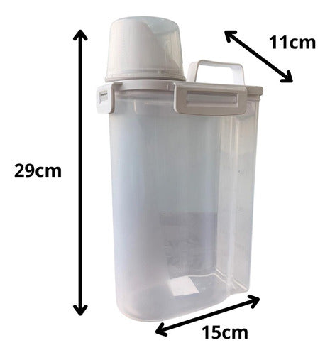 Pote Porta Sabão Em Pó E Liquido Dispenser C/tampa Hermético