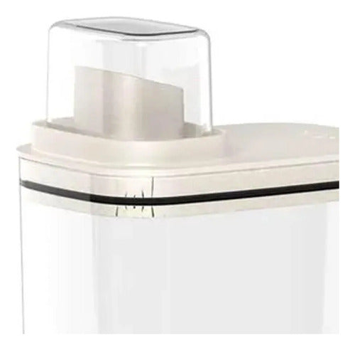 Dispenser Porta Amaciante Sabão Liquido Em Pó Tampa Dosadora