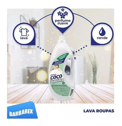 Lava Roupas Coco Barbarex 5l