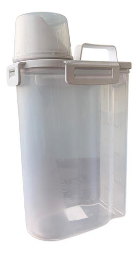 Pote Porta Sabão Em Pó E Liquido Dispenser C/tampa Hermético