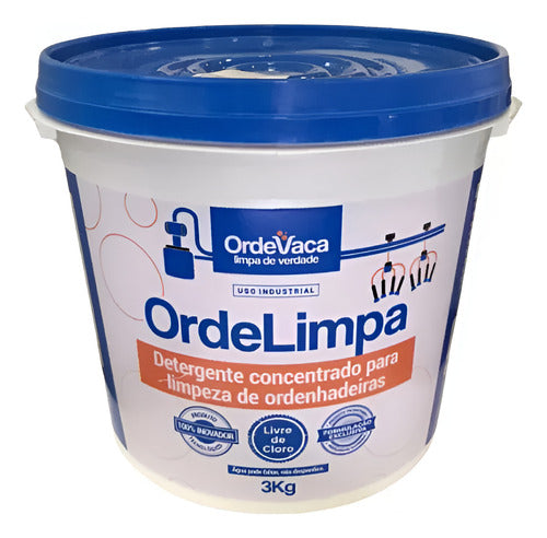 Detergente Concentrado P/ Limpeza De Ordenhadeira Canalizada