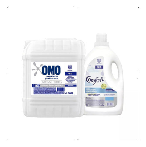 Omo Pro White 7 L + Amaciante 5l Pro - Samsung LG Eletrolux