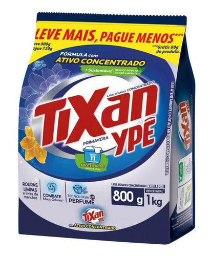 Kit 3 Sabão Em Pó Tixan Ypê 800g Atacado Revenda Barato