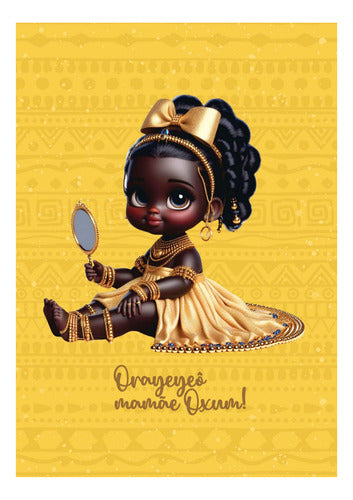 Kit 3 Quadros De Orixás - Umbanda - Candomble 20x28cm