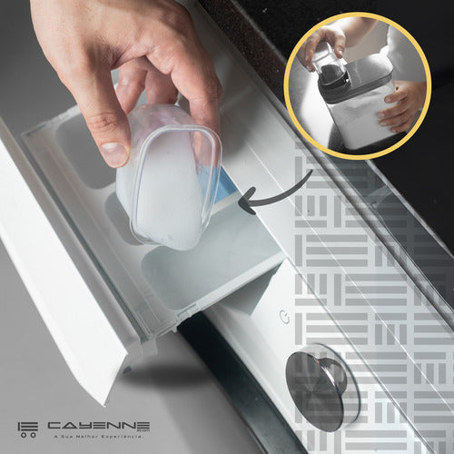 Porta Sabão Líquido  Pó Dispenser  Amaciante Organizador Kit