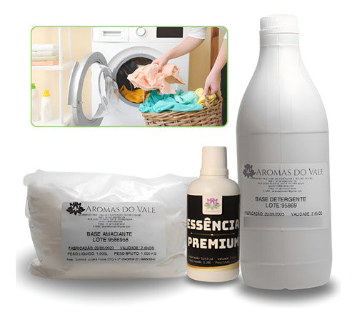 Kit Concetrado Amaciante E Sabão Liquido - Rende 40l E 10l
