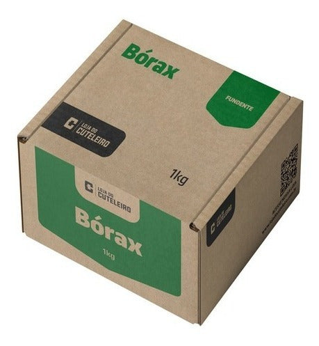 B O R A X Fundente 99,9% Puro Sem Mistura 1 Kg Cutelaria