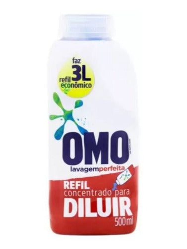 Kit Sabão Líquido Omo 500ml + Amaciante Comfort 500ml
