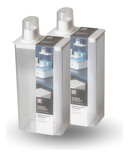 Kit Lavanderia Sabão Em Pó Liquido Amaciante 2,6l Fly 2uni.