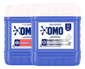 Lava Roupas Perfect White Omo 7l + Lava Roupas Pro Omo 7l