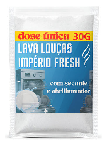 1 Pct Detergente Pó 3 Em 1 - 30g Pocket Lar Fresh - Novidade