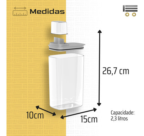 Porta Sabão Líquido  Pó Dispenser  Amaciante Organizador Kit