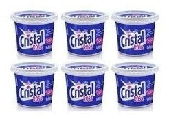 Atacado 6 Sabão Em Pasta Cristal Rosa Multiuso Arear Panelas