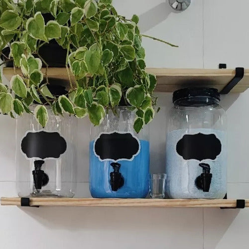 4 Dispenser Amaciante E Sabão Em Pó Liquido 3,6l Lousa Cores