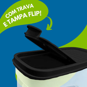 Kit 2pçs Lavanderia Porta Amaciante E Sabão Em Pó Até 2kg