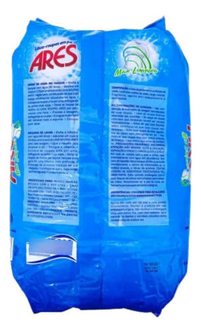 Sabão Em Pó Ares 5kg Flores Do Campo Lava Roupas Max Limpeza