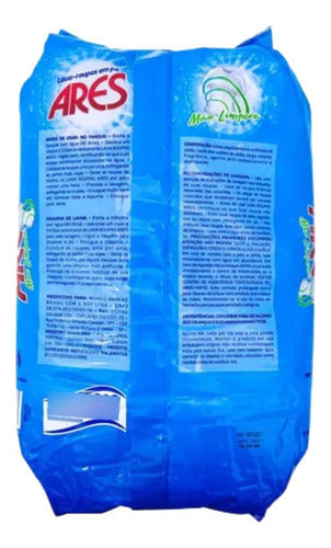 Sabão Em Pó Ares 5kg Flores Do Campo Lava Roupas Max Limpeza