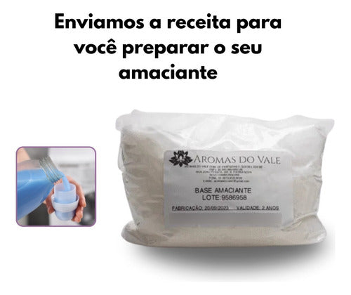 Kit Base Para Amaciante 1kg Rende 40l - Aroma Omo