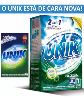 Sabão Unik Máquina Lava Louça 2em1 C/ Secante Abrilhantador