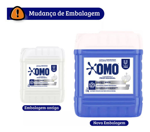 Omo Pro White 7 L + Amaciante 5l Pro - Samsung LG Eletrolux