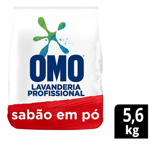 Sabão Em Pó Lavanderia Profissional 5,6kg Omo Economia