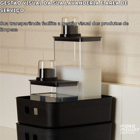 Kit Lavanderia Sabão Em Pó Liquido Amaciante 2,6l Fly 2uni.