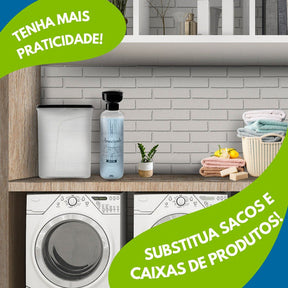 Kit 2pçs Lavanderia Porta Amaciante E Sabão Em Pó Até 2kg
