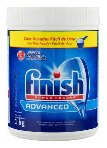 Kit Finish Lava Louças Sabão Em Pó E Secante Abrilhantador