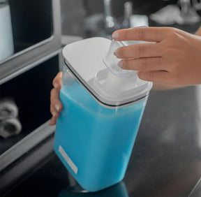 Kit Dispenser De Amaciante/sabão Em Pó/ Liquido 1,5l E 2,3l