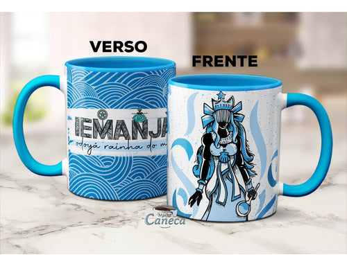 Caneca Iemanjá Odoyá Rainha Do Mar Yéyé Omó Ejá Orixá