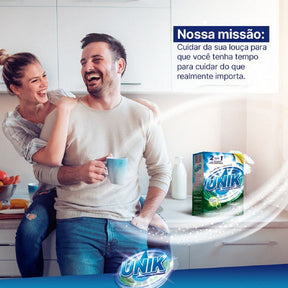 Sabão Unik Máquina Lava Louça 2em1 C/ Secante Abrilhantador