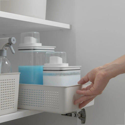 Dispenser C/ Tampa Medidora 2,3l Para Sabão Pó Liquido