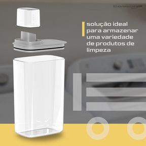 Porta Sabão Líquido  Pó Dispenser  Amaciante Organizador Kit