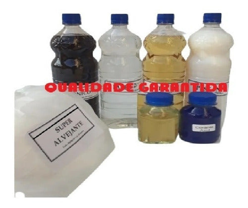 Kit Sabão Liquido  Faz 100 Litros Com Video Aula Barato