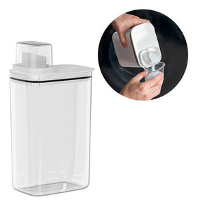 Dispenser C/ Tampa Medidora 2,3l Para Sabão Pó Liquido